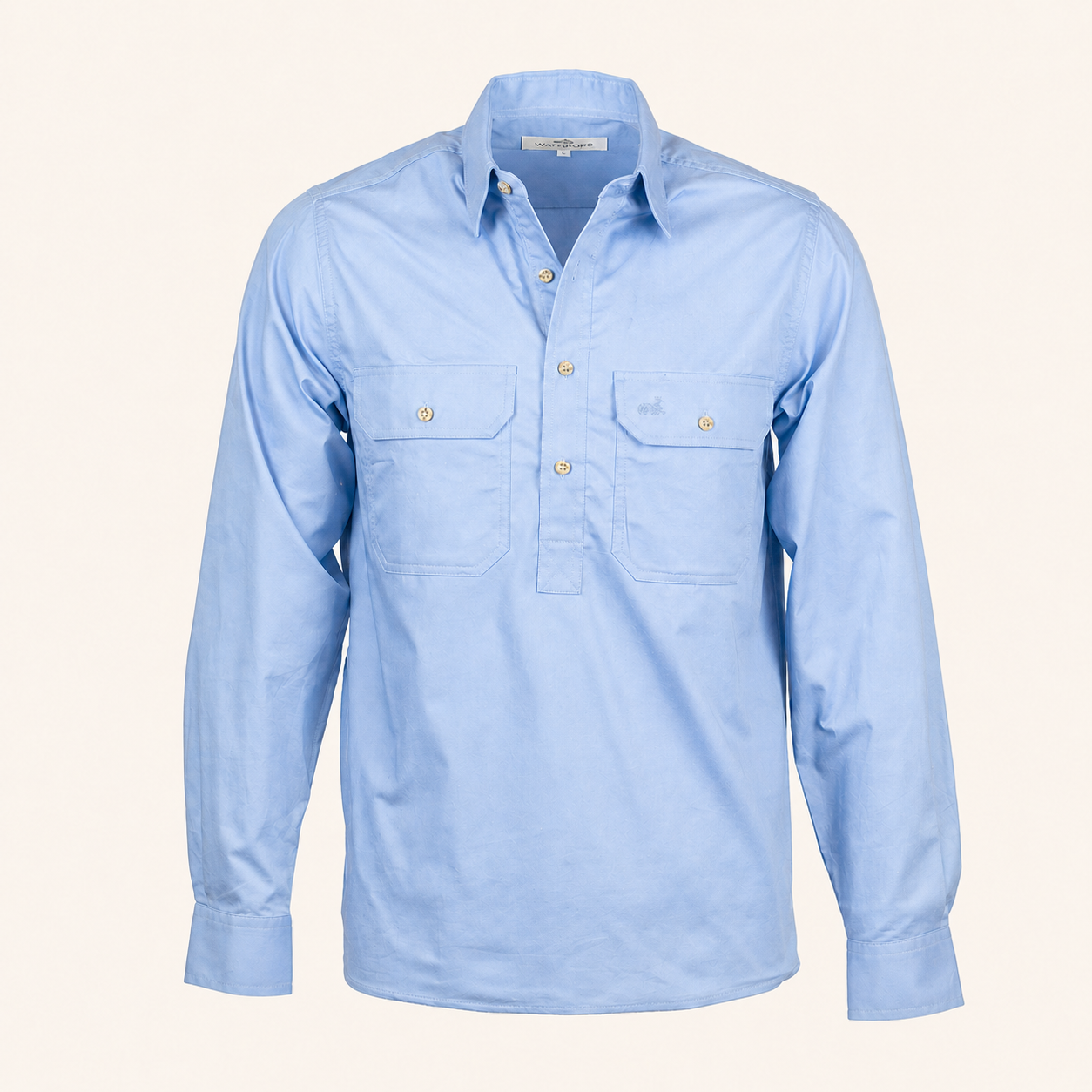 Men's Waikari Work Shirt (Blue)