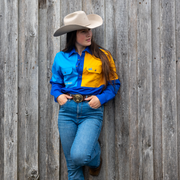 Rangiora Extreme Work Shirt (Yellow/Blue)