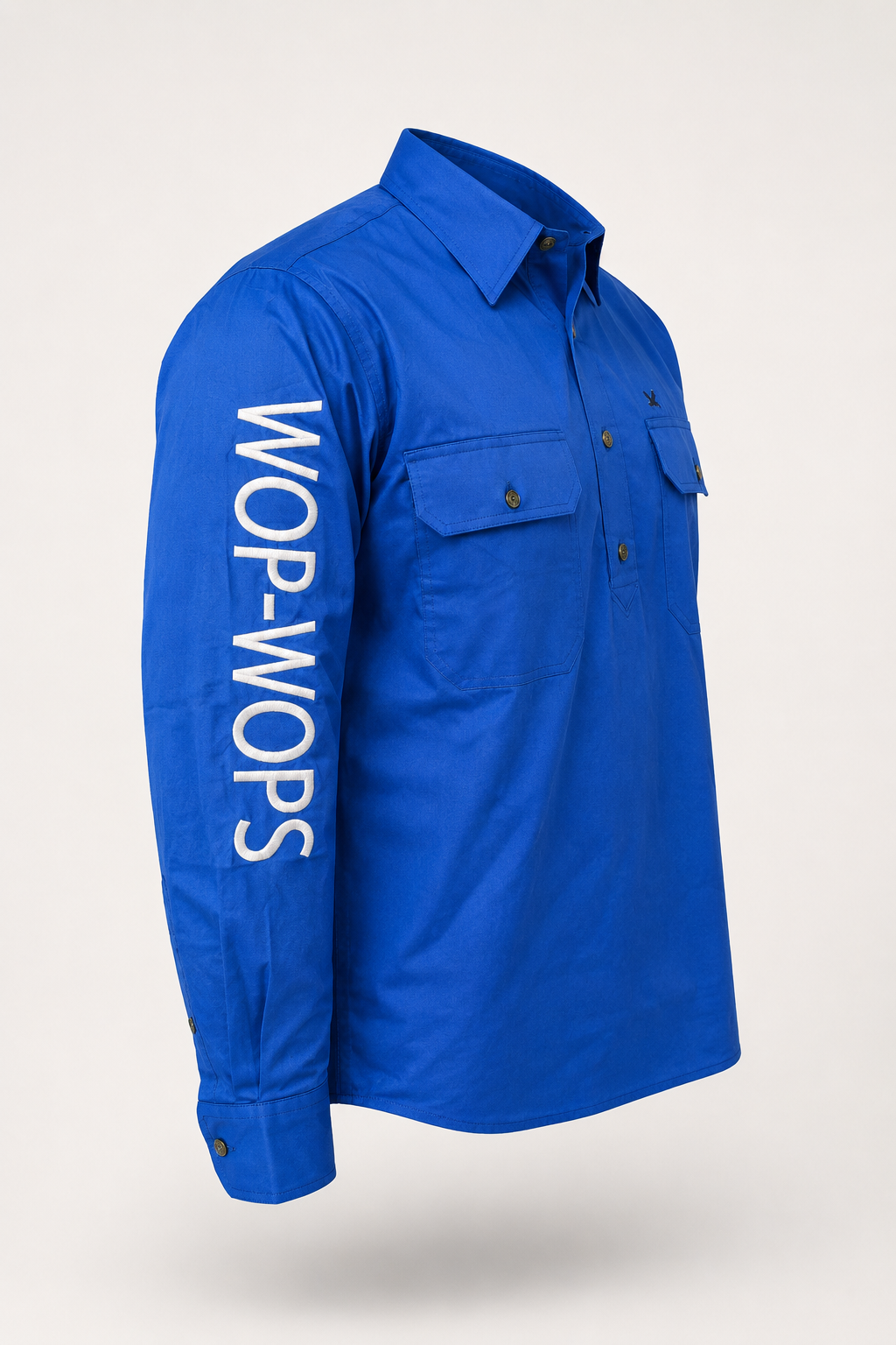 Men's Tōtara Shirt Work Shirt (Royal Blue)