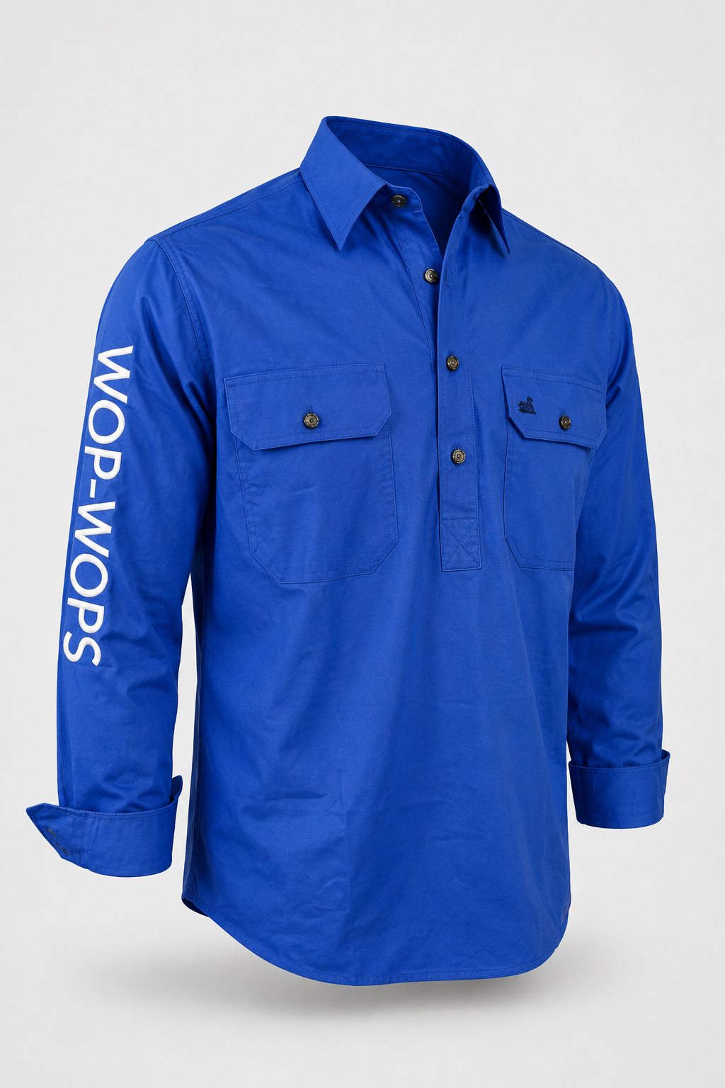 Men's Tōtara Shirt Work Shirt (Royal Blue)