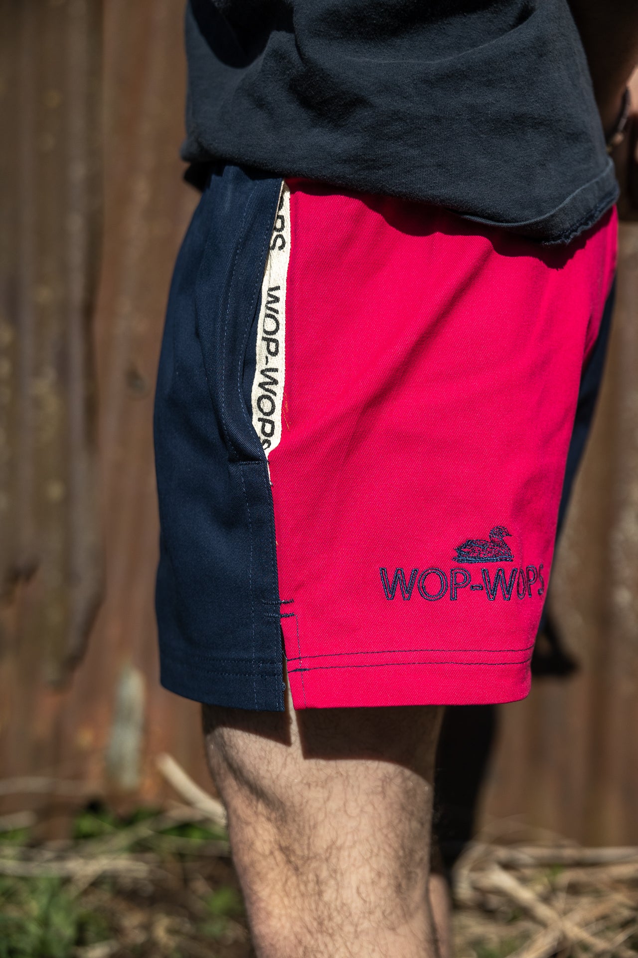 Wanaka Rugby Shorts Pink/Navy