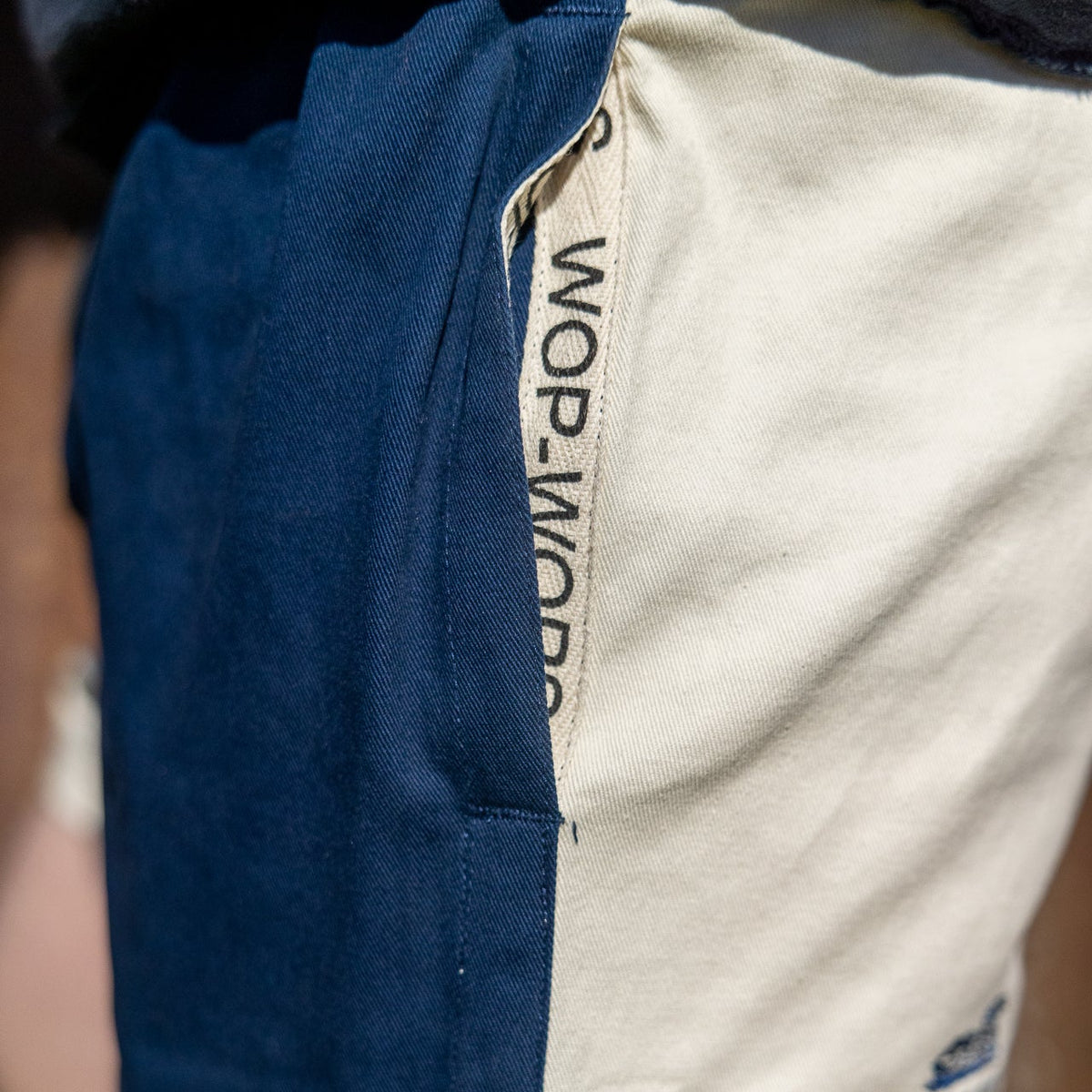 Wanaka Rugby Shorts Cream/Navy