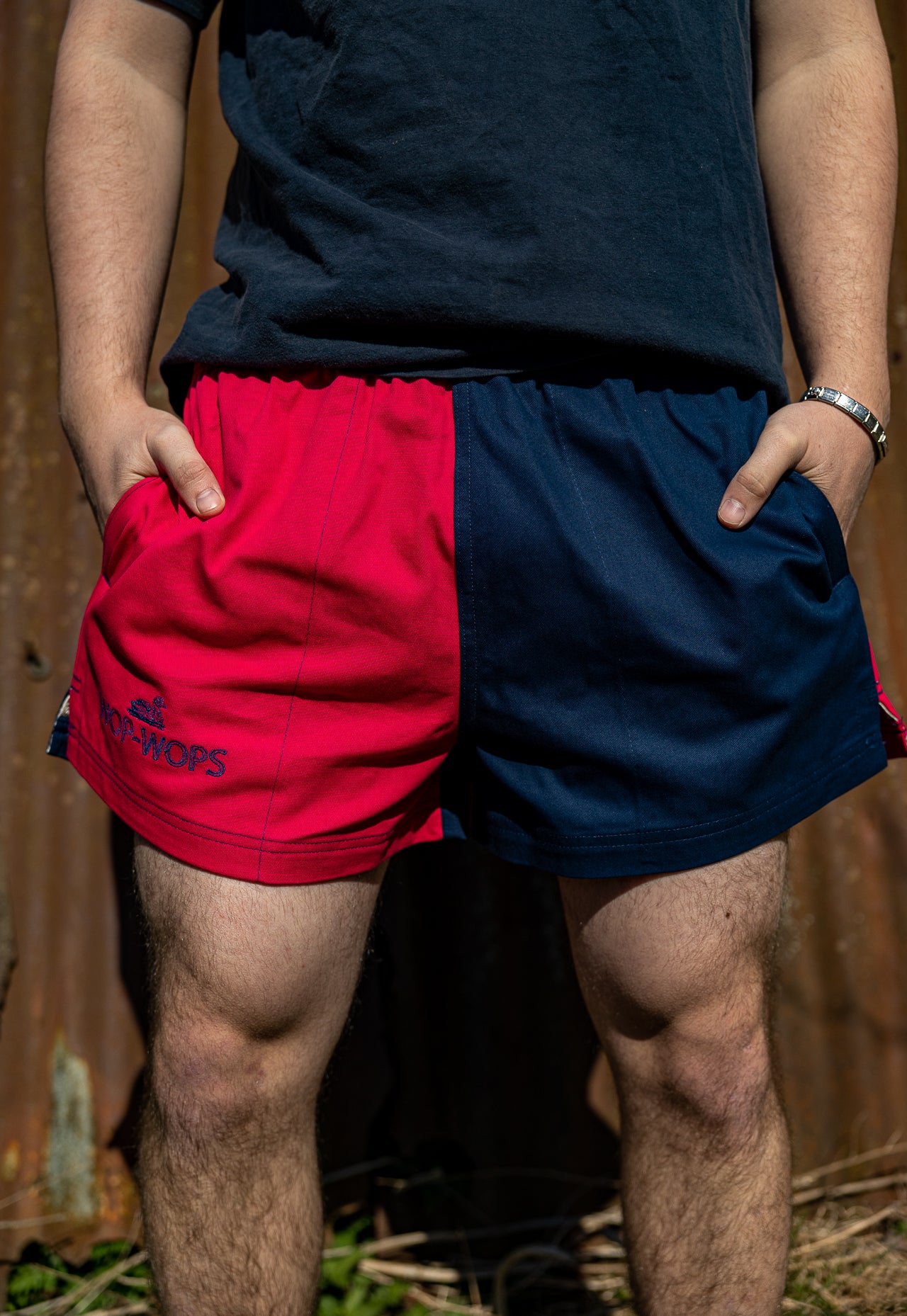 Wanaka Rugby Shorts Pink/Navy