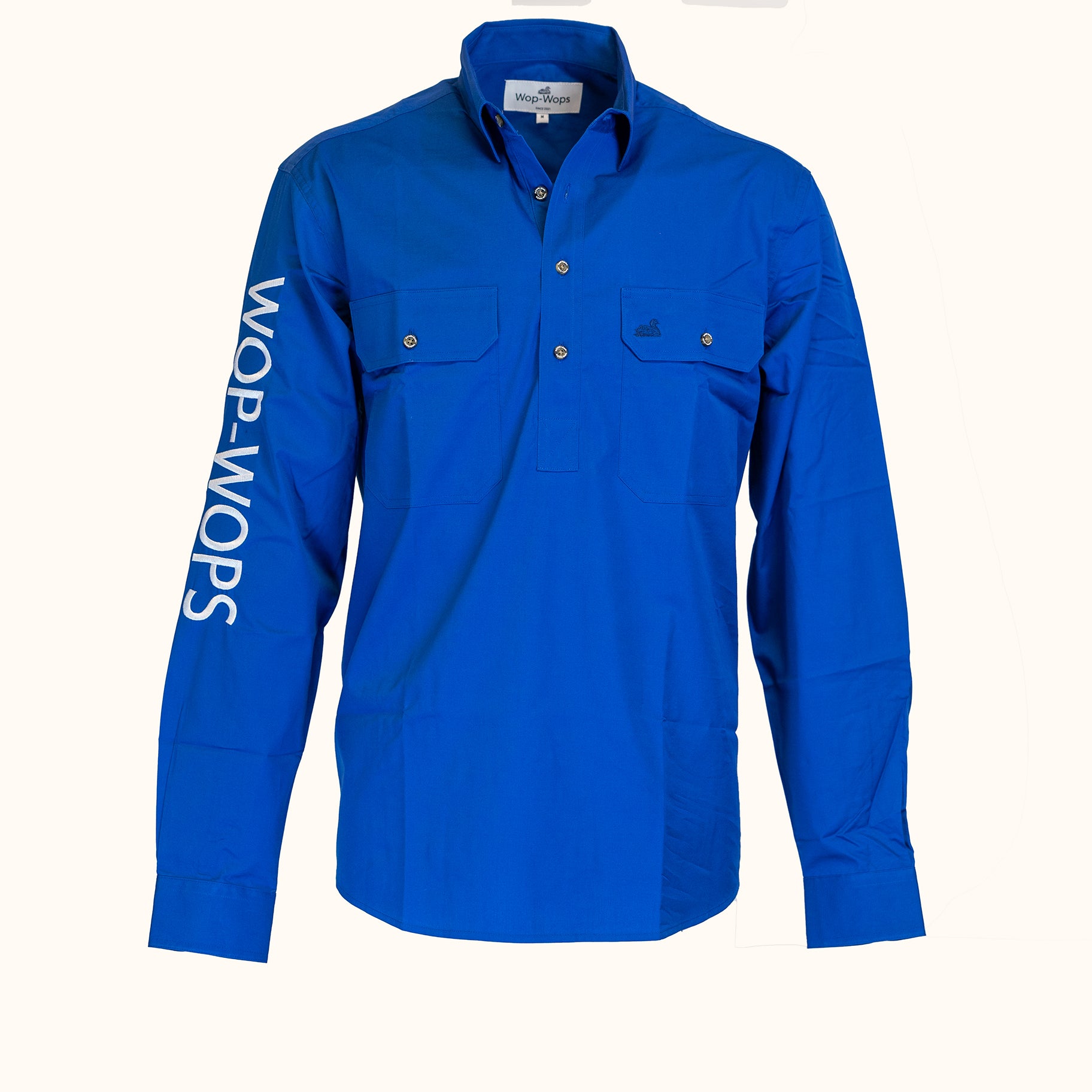 Men's Tōtara Shirt Work Shirt (Royal Blue)