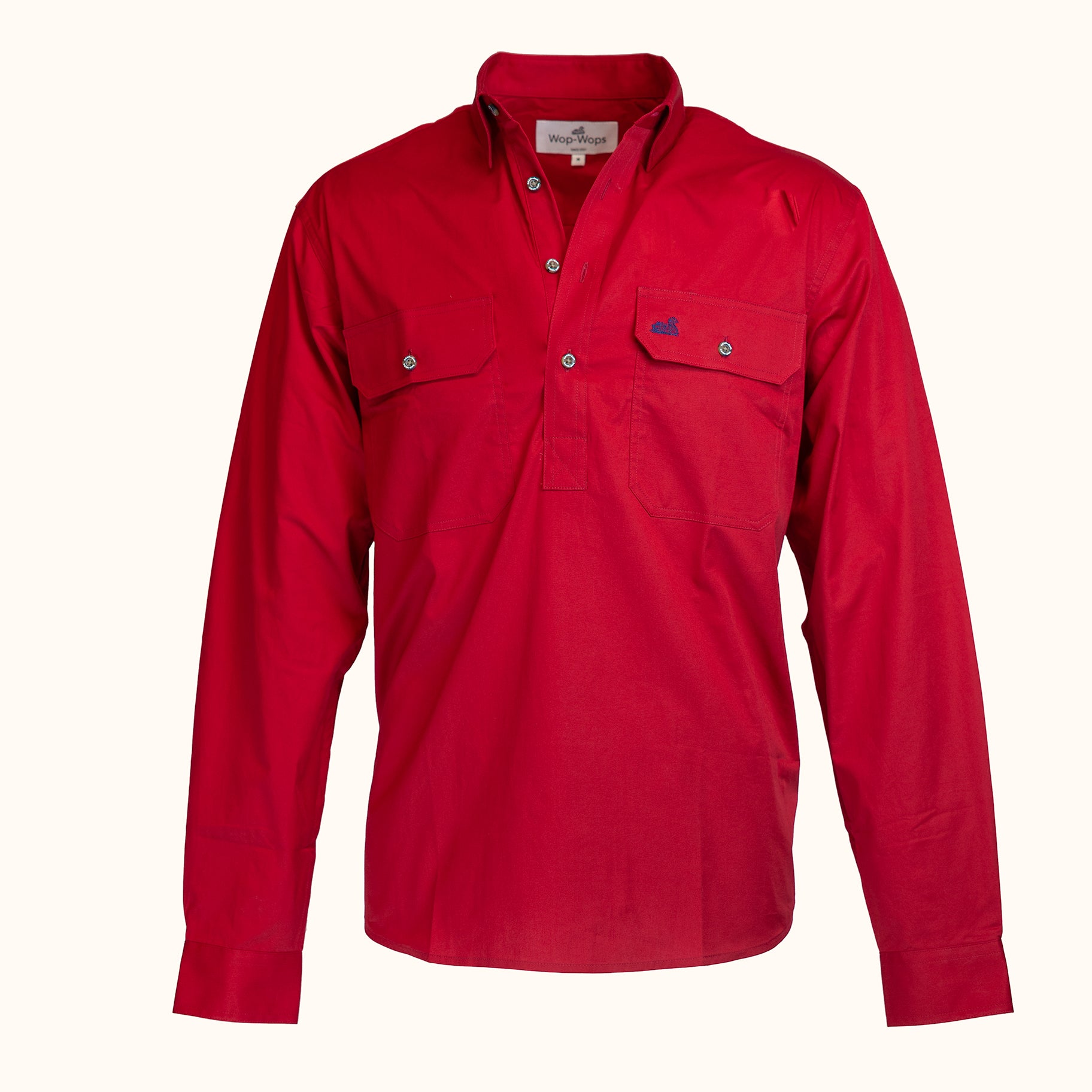 Men's Waikari Work Shirt (Red)